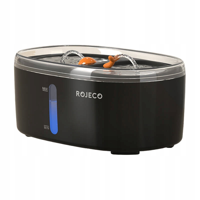 Rojeco RYSJ-09 išmanioji 2,5 l gertuvė-fontanas katėms ir šunims su filtru, iki 30 dB