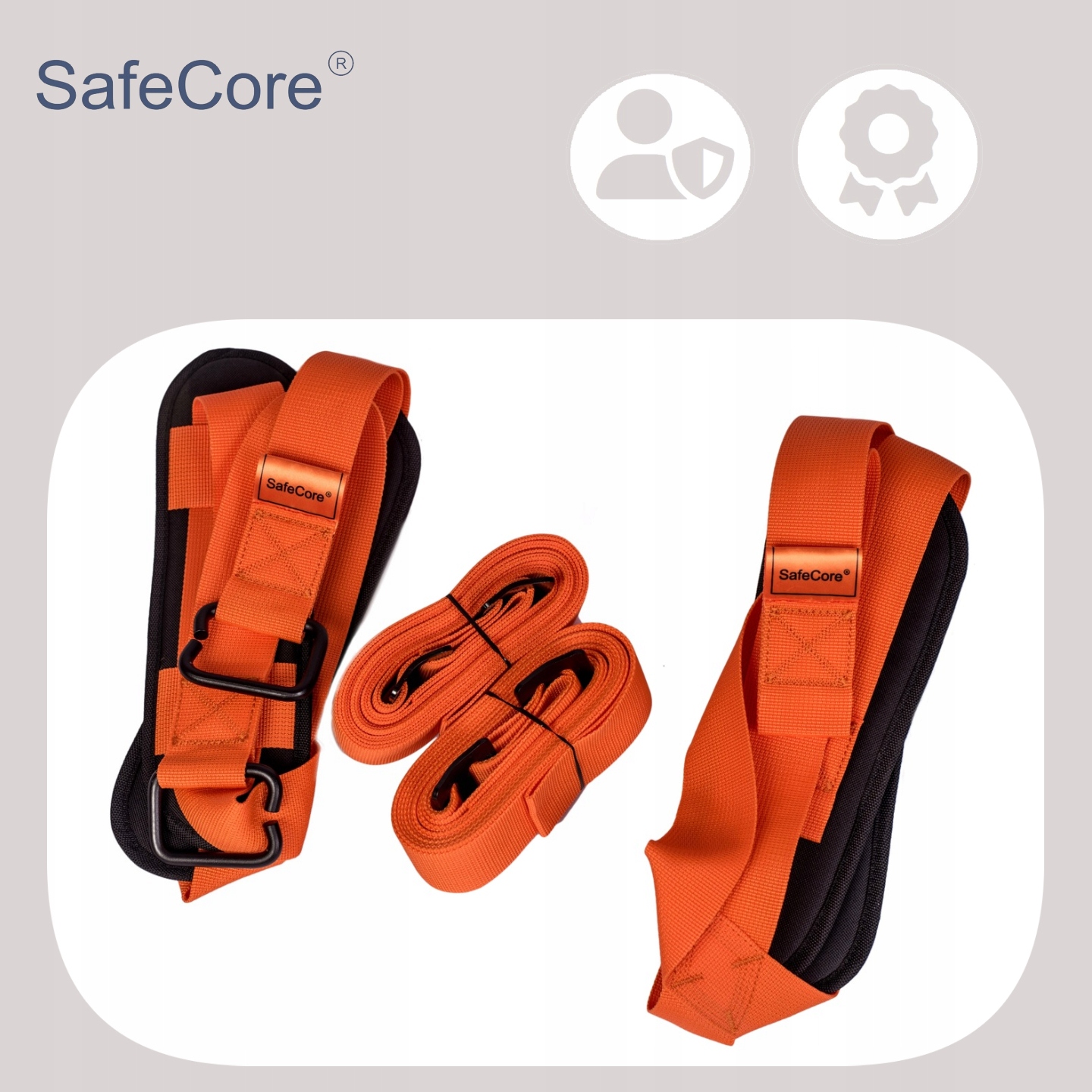 SafeCore ilgi baldų nešimo diržai su apraišomis 450 cm 5 cm belsilt SafeCore ilgi baldų nešimo diržai su apraišomis 450 cm 5 cm