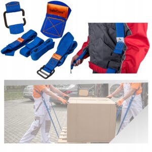 SafeCore profesionalūs baldų nešimo diržai 350 cm 2 žmonėms
