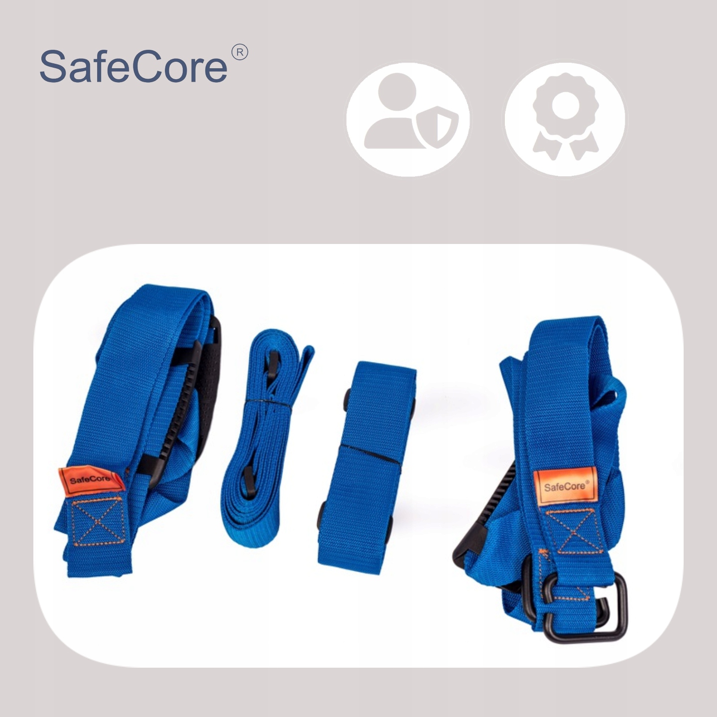 SafeCore profesionalūs baldų nešimo diržai su petnešomis 350 cm belsilt SafeCore profesionalūs baldų nešimo diržai su petnešomis 350 cm