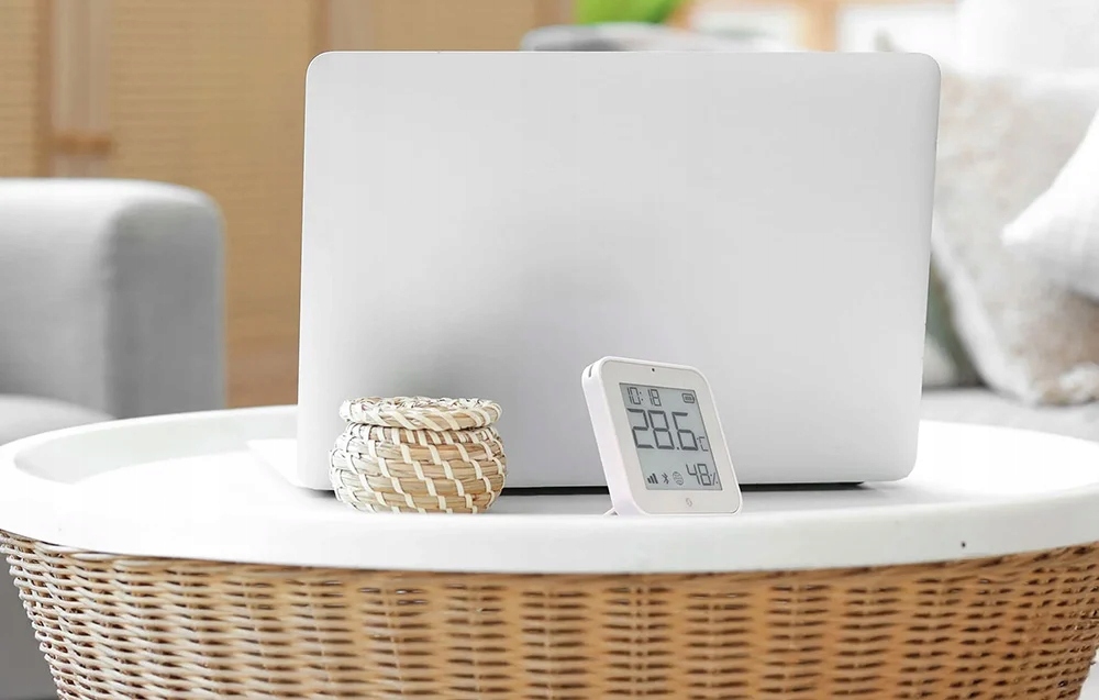 Shelly BLU HT baltas temperatūros ir drėgmės jutiklis Bluetooth belsilt Shelly BLU HT baltas temperatūros ir drėgmės jutiklis Bluetooth