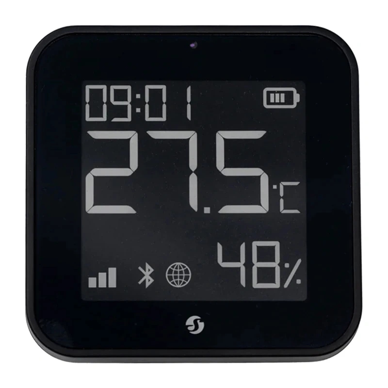 Shelly BLU HT Display temperatūros ir drėgmės jutiklis su ekranu Zigbee ir Bluetooth belsilt Shelly BLU HT Display temperatūros ir drėgmės jutiklis su ekranu Zigbee ir Bluetooth