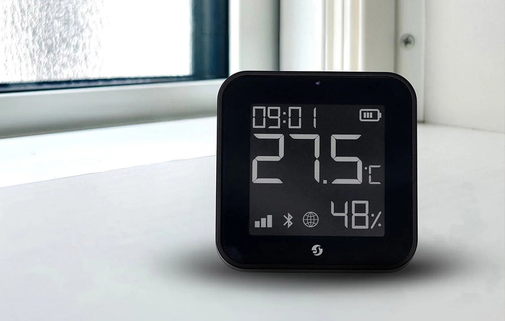 Shelly BLU HT Display temperatūros ir drėgmės jutiklis su ekranu Zigbee ir Bluetooth belsilt Shelly BLU HT Display temperatūros ir drėgmės jutiklis su ekranu Zigbee ir Bluetooth