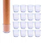 Silikoninės kėdžių kojų apsaugos, 20 mm, 16 vnt. – SESIMO