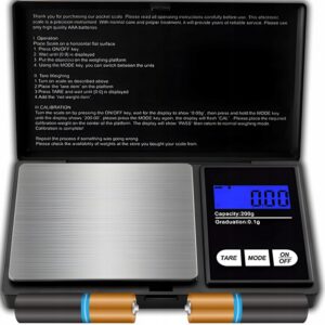 Skaitmeninės svarstyklės juvelyrikai iki 200 g 001 g tikslumas apšviečiamas LCD ekranas ir taros funkcija