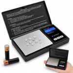 Skaitmeninės svarstyklės juvelyrikai Wozinsky iki 200 g 001 g tikslumas apšviečiamas LCD ekranas