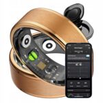 Smartring COLMI R03 19.8Mm išmanusis Ring Dydis 10 dėklas monitorius Miego 5ATM