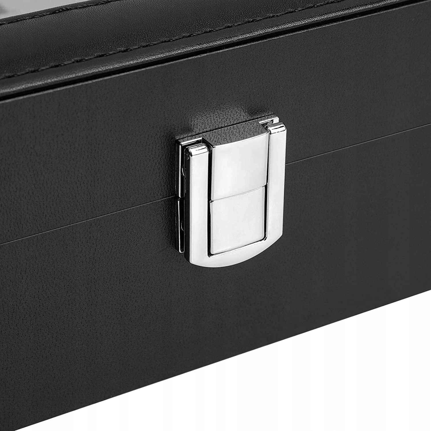 Songmics aksominis kelioninis laikrodžių dėklas 10 laikrodžiams su stikliniu dangteliu juodas 25 x 7 x 20 cm belsilt Songmics aksominis kelioninis laikrodžių dėklas 10 laikrodžiams su stikliniu dangteliu juodas 25 x 7 x 20 cm