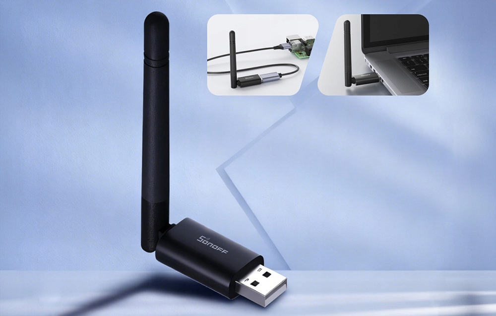 Sonoff Dongle-LMG21 Šliuzas adapteris Zigbee HomeAssistant openHAB Zigbee2MQTT