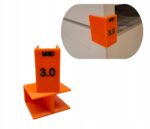 Stalčių fasadų montavimo tarpikliai 18 mm plokštėms 3 mm 2 vnt
