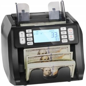 SucceBuy banknotų skaičiavimo aparatas su LCD ekranu ir 500 banknotų talpa belsilt SucceBuy banknotų skaičiavimo aparatas su LCD ekranu ir 500 banknotų talpa