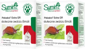 Sumin Pełzakol Extra GR granulės nuo šliužų ir sraigių 2 kg  lauko augalams