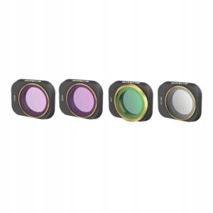 Sunnylife UV CPL ND4 ir ND8 filtrų rinkinys DJI Mini 3 Pro 4 vnt belsilt Sunnylife UV CPL ND4 ir ND8 filtrų rinkinys DJI Mini 3 Pro 4 vnt