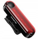Superfire LED dviračio uodega raudoni šviesa Micro USB 1 W 230mAh
