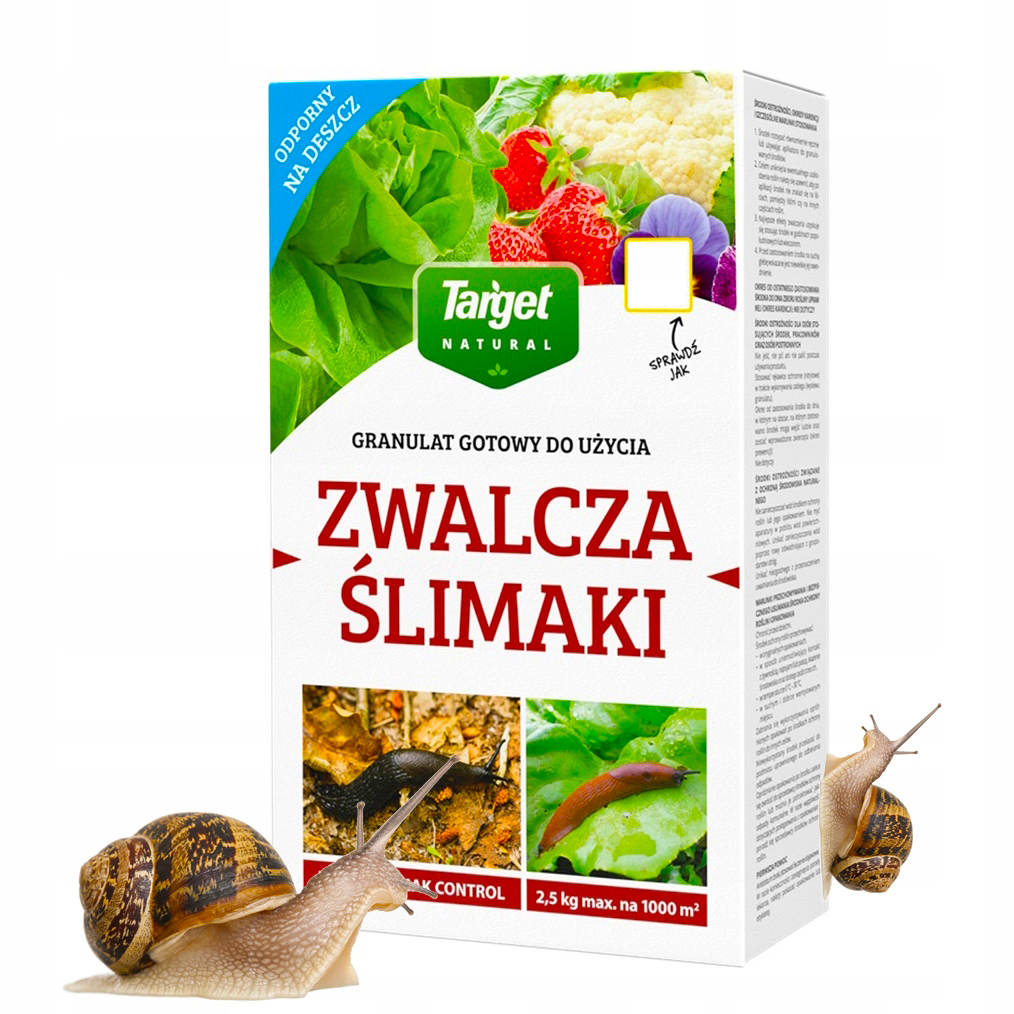Target Ślimak Control granulės nuo šliužų ir sraigių 25 kg lysvių apsaugai belsilt Target Ślimak Control granulės nuo šliužų ir sraigių 25 kg lysvių apsaugai