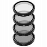 TELESIN rinkinys 4 filtrų Cpl ND8 ND16 ND32 kamerai DJI Osmo Action 3 4 belsilt TELESIN rinkinys 4 filtrų Cpl ND8 ND16 ND32 kamerai DJI Osmo Action 3 4