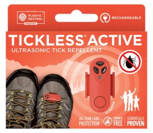Tickless Active įkraunamas ultragarsinis prietaisas nuo erkių aktyviems žmonėms belsilt Tickless Active įkraunamas ultragarsinis prietaisas nuo erkių aktyviems žmonėms