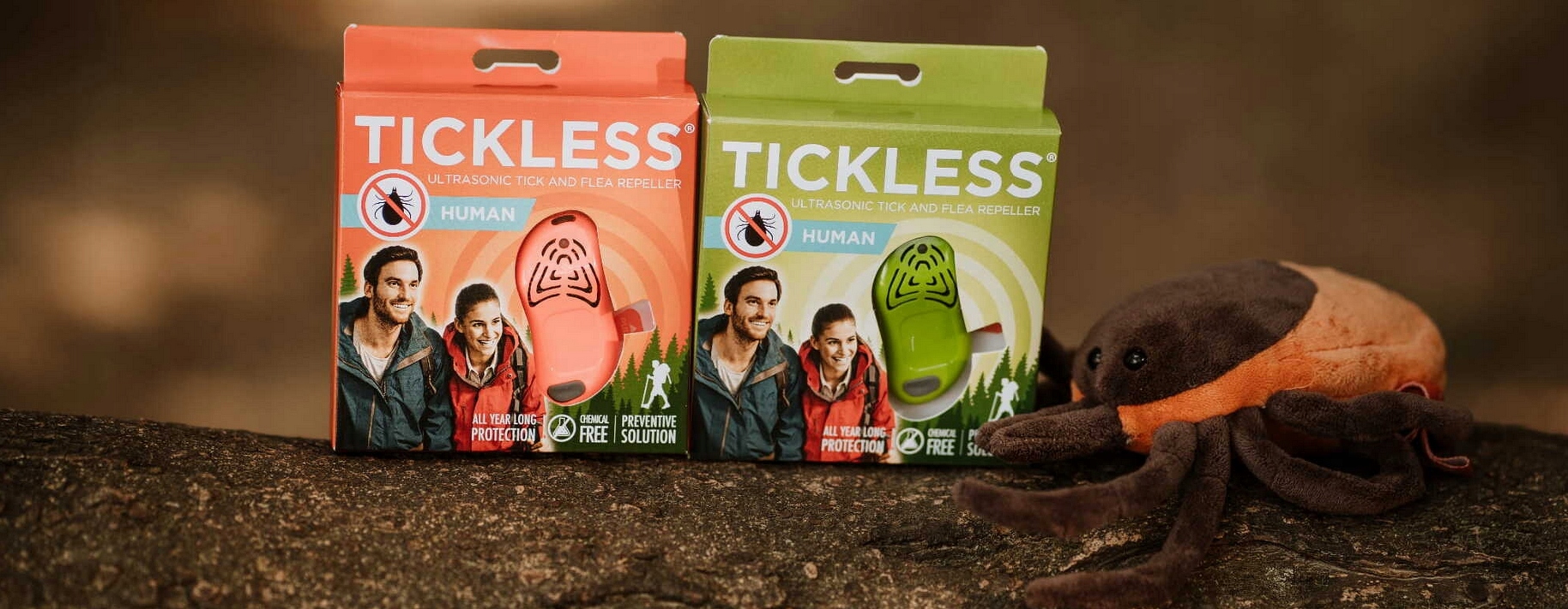 Tickless Human Green bekvapė ultragarsinė priemonė nuo erkių žmonėms belsilt Tickless Human Green bekvapė ultragarsinė priemonė nuo erkių žmonėms