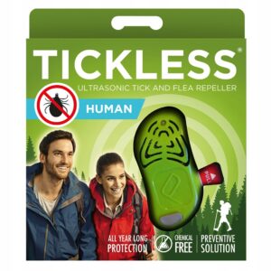 Tickless Human Green ultragarsinė priemonė nuo erkių žmonėms