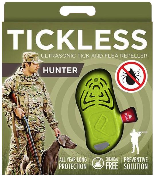 Tickless Hunter ultragarsinė priemonė nuo erkių medžiotojams belsilt Tickless Hunter ultragarsinė priemonė nuo erkių medžiotojams