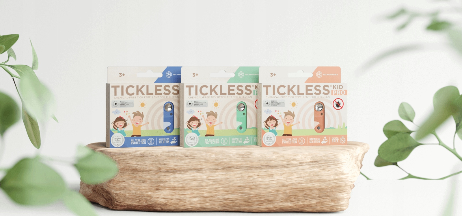Tickless Kid Pro Blue įkraunamas prietaisas nuo erkių vaikams belsilt Tickless Kid Pro Blue įkraunamas prietaisas nuo erkių vaikams