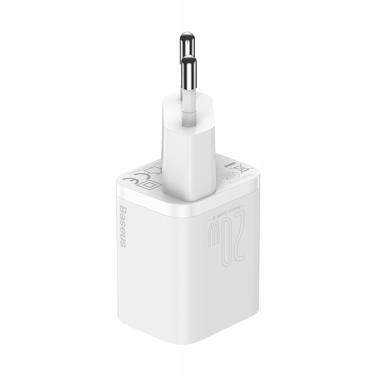 Tinklo įkroviklis Baseus USBC 20 W PD QC Quick Charge belsilt Tinklo įkroviklis Baseus USB C 20 W PD QC Quick Charge