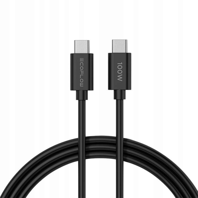 Tinklo įkroviklis EcoFlow GaN Rapid 65 W USBC USBA su kabeliu 100 W belsilt Tinklo įkroviklis EcoFlow GaN Rapid 65 W USB C USB A su kabeliu 100 W