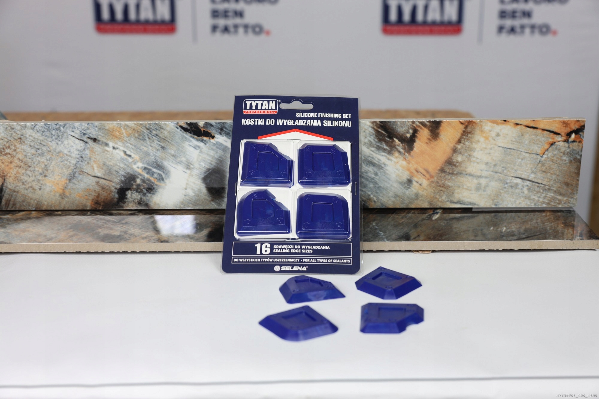 Tytan Professional silikono siūlių formavimo mentelės 4 vnt belsilt Tytan Professional silikono siūlių formavimo mentelės 4 vnt