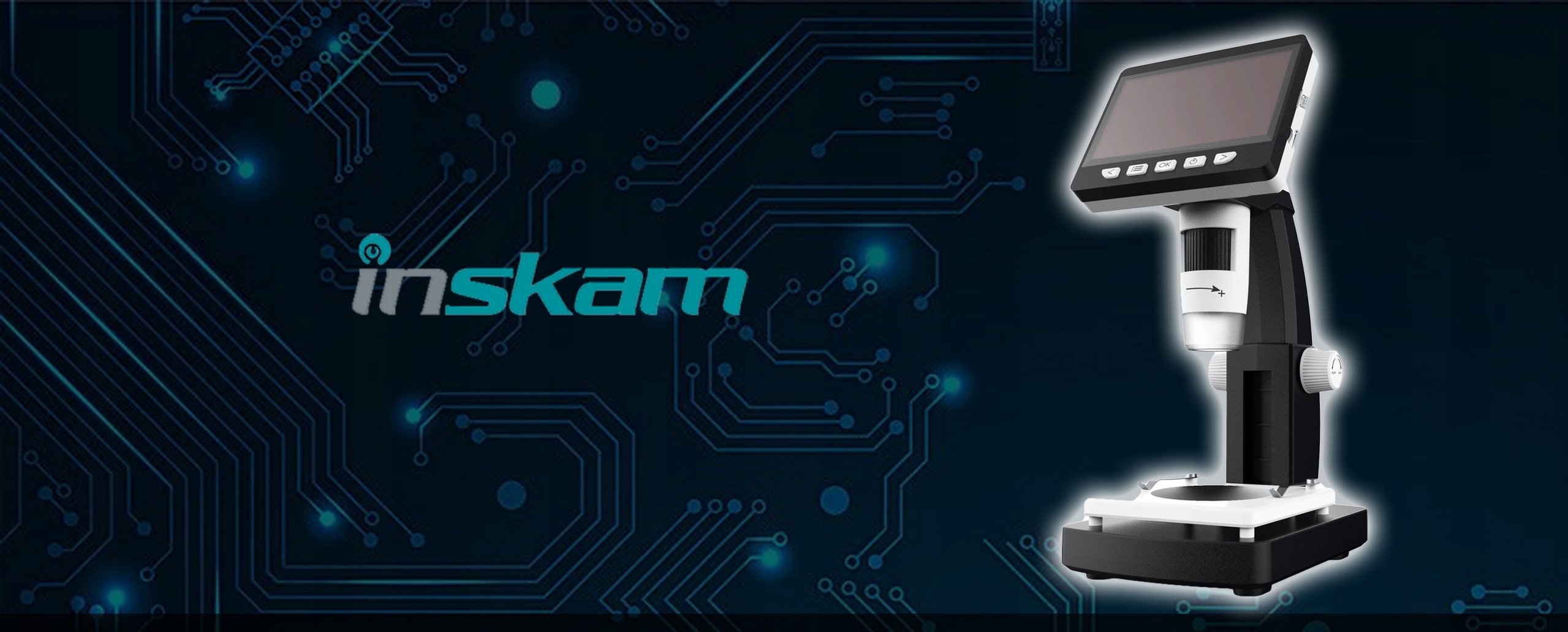 usbskaitmeniniaimikroskopai25193110 belsilt Edukacinis skaitmeninis mikroskopas vaikams Inskam 306 1000x 43 ekranas 2 MP 8 LED