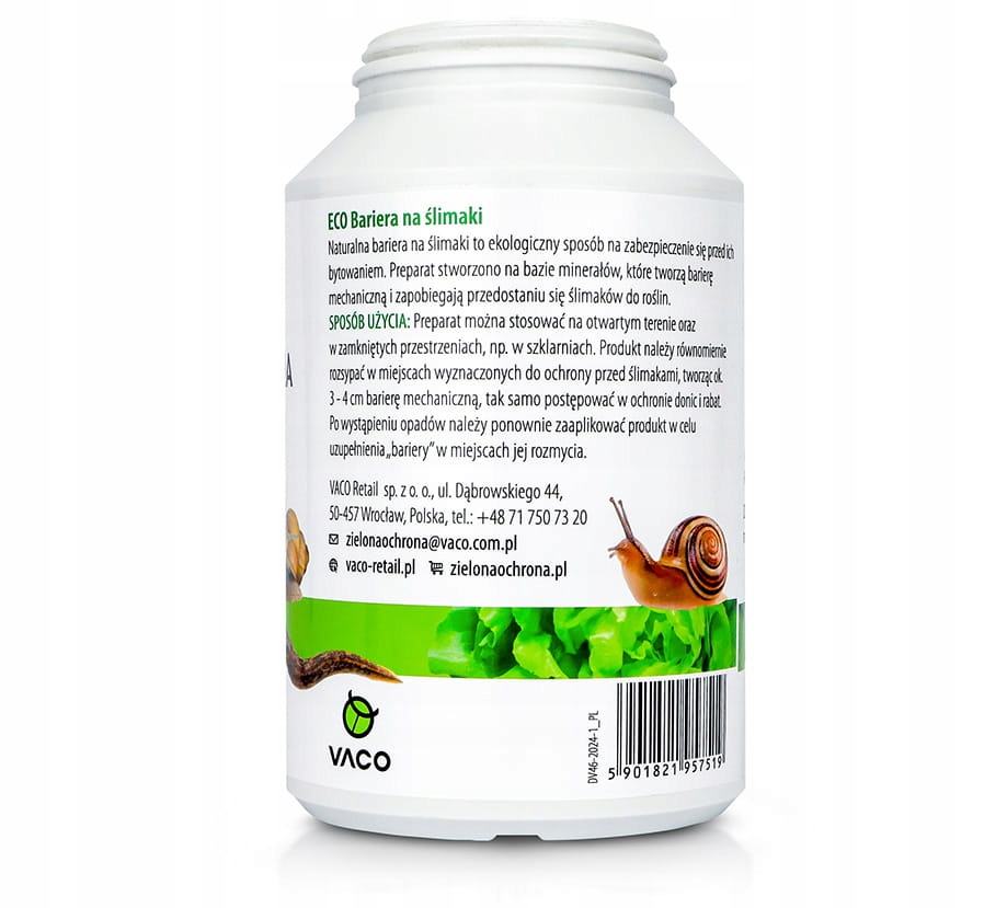 Vaco Garden Green Garden barjerinė priemonė nuo šliužų ir sraigių 1 kg daržui ir šiltnamiui belsilt Vaco Garden Green Garden barjerinė priemonė nuo šliužų ir sraigių 1 kg daržui ir šiltnamiui