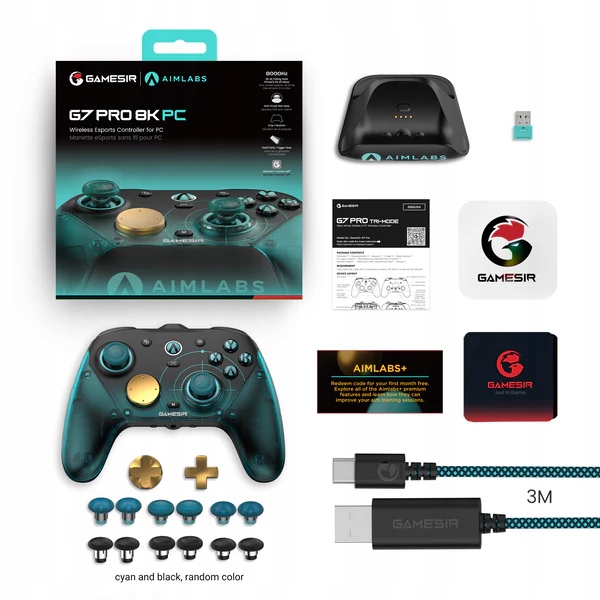 Valdiklis Gamepad GameSir G7 Pro 8K PC Aimlabs Tmr Hall 8000Hz Dock
