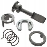 VW Golf IV Bora ir Seat priekinių durų spynos cilindro remonto komplektas 5 dalys 44 mm