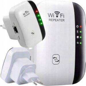 WiFi signalo stiprintuvas 300 Mbps 24 GHz su WPS ir 2 darbo režimais