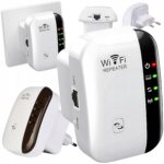 WiFi signalo stiprintuvas ir kartotuvas 300 Mbps 24 GHz su prieigos taško bei maršrutizatoriaus režimais