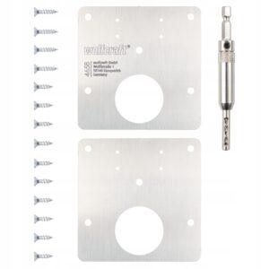 WOLFCRAFT 4658000 išplėštų 35 mm baldinių vyrių remonto rinkinys