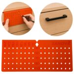ZANOVA baldų rankenėlių gręžimo šablonas iki 256 mm su įvorėmis