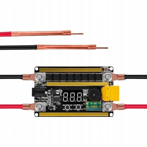 12 V taškinio suvirinimo aparatas 2400 A 18650 elementams