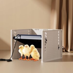 25 W šildymo plokštė iki 15 viščiukų 27,5 × 26,5 cm, 10–65 °C