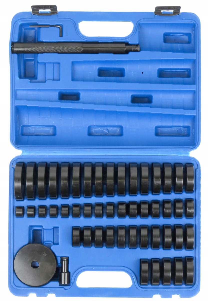 52 dalių guolių ir įvorių presavimo adapterių komplektas 1874 mm belsilt 52 dalių guolių ir įvorių presavimo adapterių komplektas 1874 mm nuotrauka 8