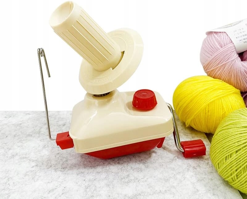 Rankinis vilnos ir verpalų vyniotuvas su stalo spaustuvu, 19 cm – produkto nuotrauka 5
