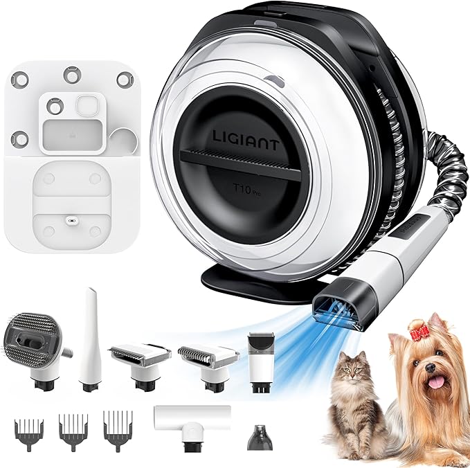 Belaidis augintinių kailio priežiūros dulkių siurblys LIGIANT T10 Pro 7 viename 300 W nuotrauka 1 belsilt Belaidis augintinių kailio priežiūros dulkių siurblys LIGIANT T10 Pro 7 viename 300 W nuotrauka 1