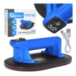 Akumuliatorinis vakuuminis keltuvas GEKO plytelėms, stiklui ir akmeniui, iki 220 kg, padas 247 × 167 mm, 2,0 Ah, 3,7 V