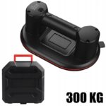 Akumuliatorinis vakuuminis keltuvas plytelėms, stiklui ir akmeniui, iki 300 kg, Ø 240 mm, 4000 mAh, su dvigubu varikliu