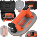 Akumuliatorinis vakuuminis keltuvas stiklui, plytelėms ir akmeniui, Kraft&Dele KD11965, iki 300 kg, Ø 240 mm, su LCD ekranu, USB-C