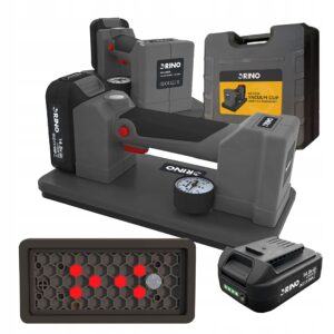 Akumuliatorinis vakuuminis keltuvas stiklui, plytelėms ir akmeniui, RINO RN-23630, iki 115 kg, padas 137 × 113 mm