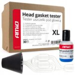 Amio 02804 XL CO₂ galvutės tarpinės testerio komplektas, 30 testų