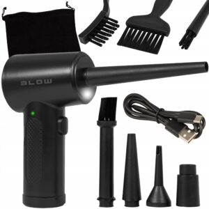 Blow akumuliatorinis mini oro pūstuvas elektronikai ir valymui – 51 000 aps./min., 100 W, Air Duster
