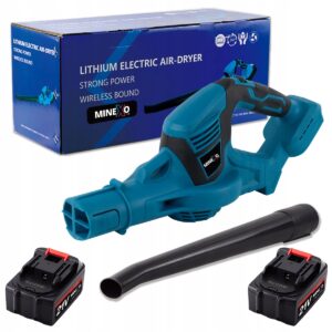 Akumuliatorinė oro pūstuvė lapams ir valymui – 12 000 aps./min., 2000 mAh, 21 V
