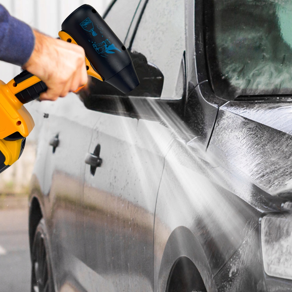 Belaidis mini oro pūstuvas elektronikai ir automobiliui – 130 000 aps./min., 180 W, iki 141 km/val., DeWalt sistemai