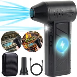 Dmuchuś akumuliatorinis mini oro pūstuvas elektronikai ir valymui – 130 000 aps./min., 200 W, 6000 mAh, 3 greičių